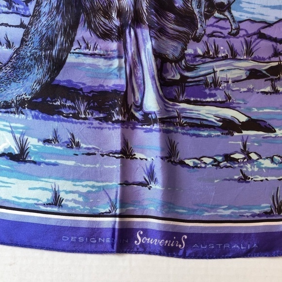 Vtg Australia Souvenir  Scarf - Picture 5 of 9